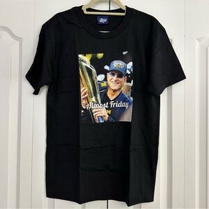 ALMOST FRIDAY NATTY CHAMPS TEE- Color Black - Size M